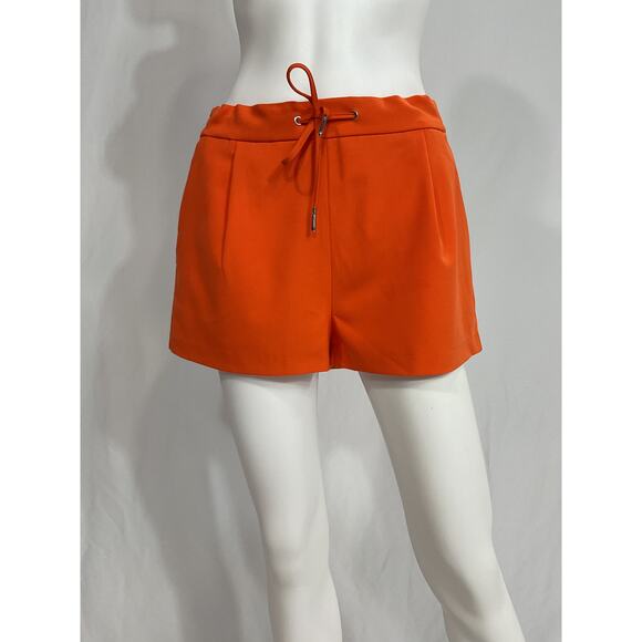 Allsaints 'Aleida' Orange Tri Short Size 6 - Picture 2 of 5
